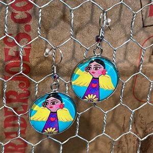 Trader Joe’s earrings 25mm Christmas